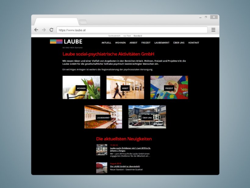 Kontrastreiche Ansicht