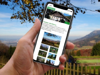 Website Erentrudisalm im Responsive-Design