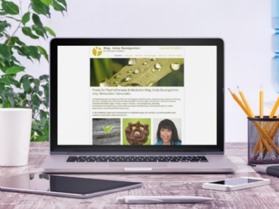 Website Psychotherapie-Praxis Anita Baumgartner