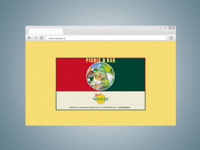 Website "Stiegl's Weizzz"