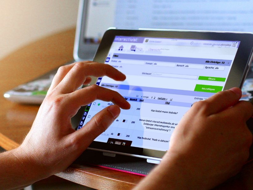 Responsives Content Management System interactivist