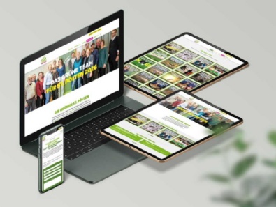 Website Die Grünen St. Pölten: Klar, modern, bürgernah